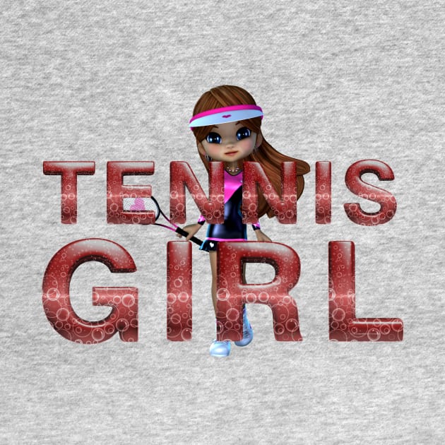Tennis Girl by teepossible